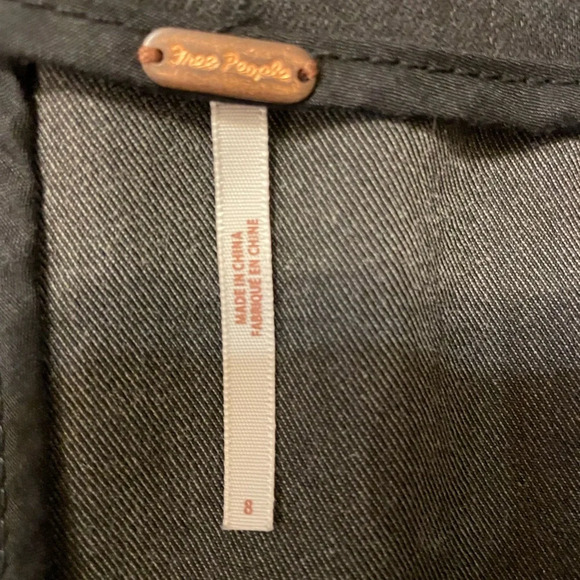 Free People black & gray denim skirt size 8 - Picture 3 of 4